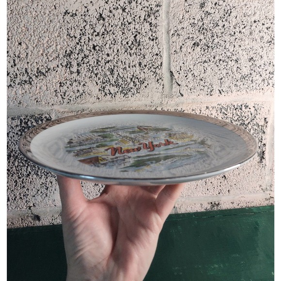 New York Souvenir Plate, Vintage,Wall Plate, Decorative plate, Collectable,Gift - Picture 4 of 7